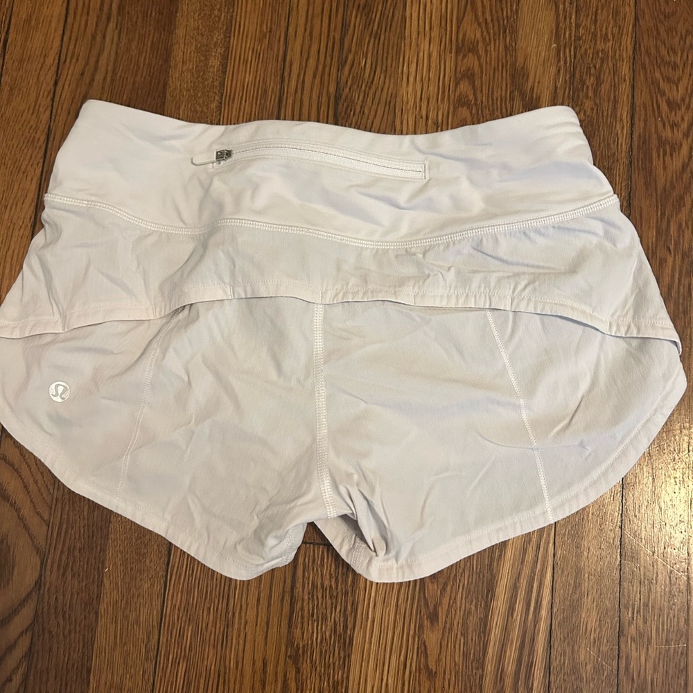 lululemon athletica Light Gray Women's Athletic Shorts